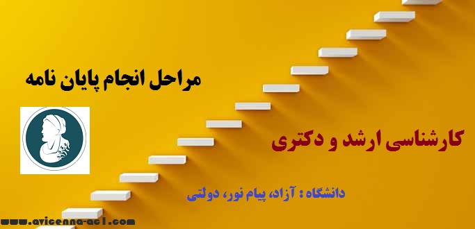 مراحل انجام پایان نامه (کارشناسی ارشد و دکتری) - آکادمی ابن سینا